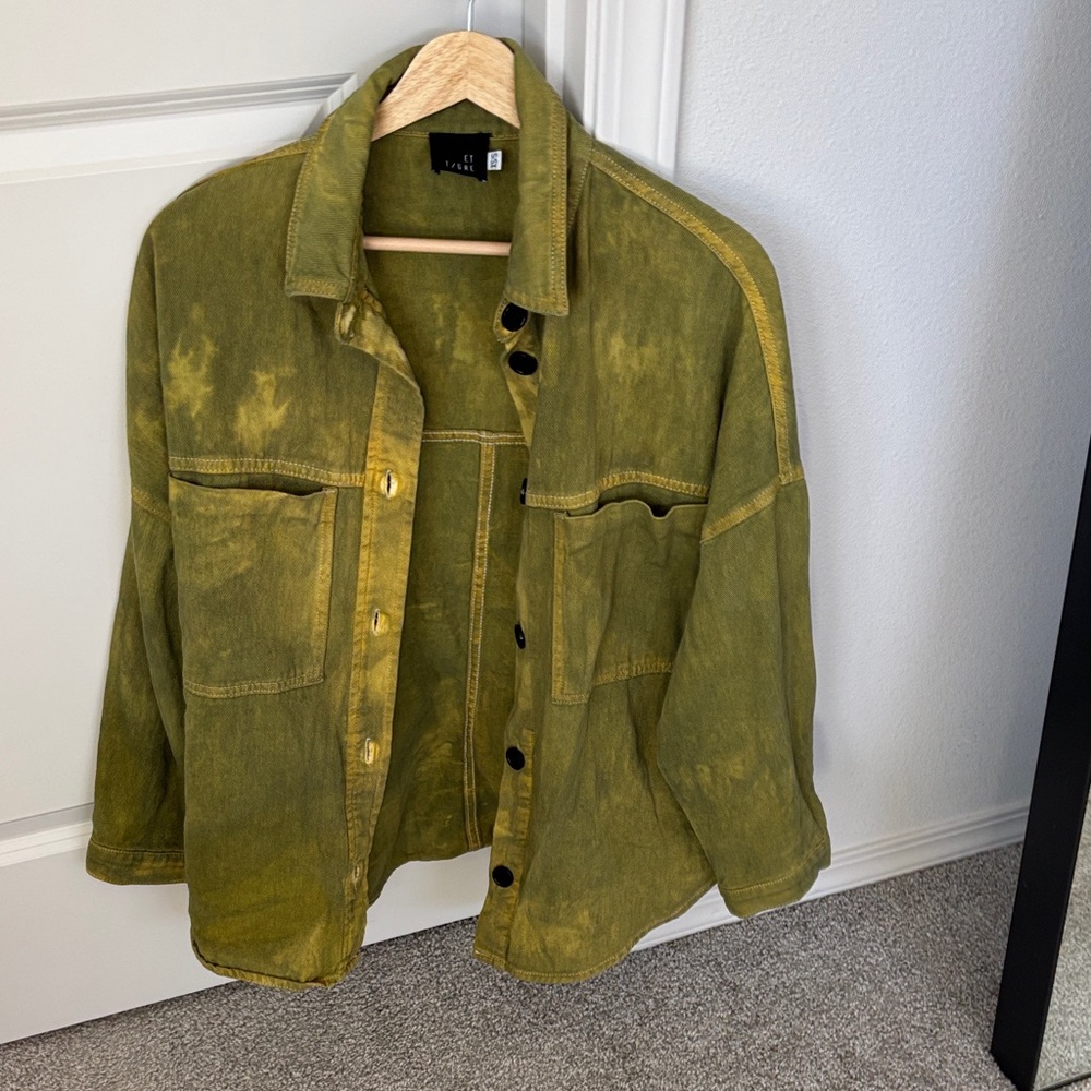 Washed Olive Green Jacket